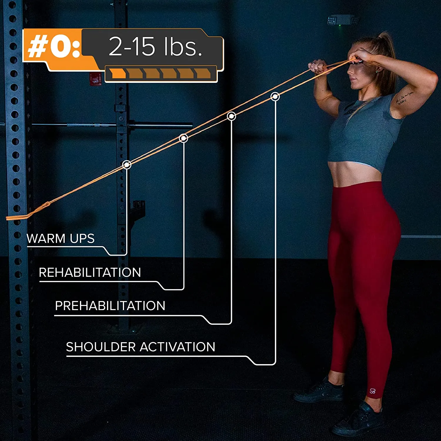41" Full Body Resistance Band Set
