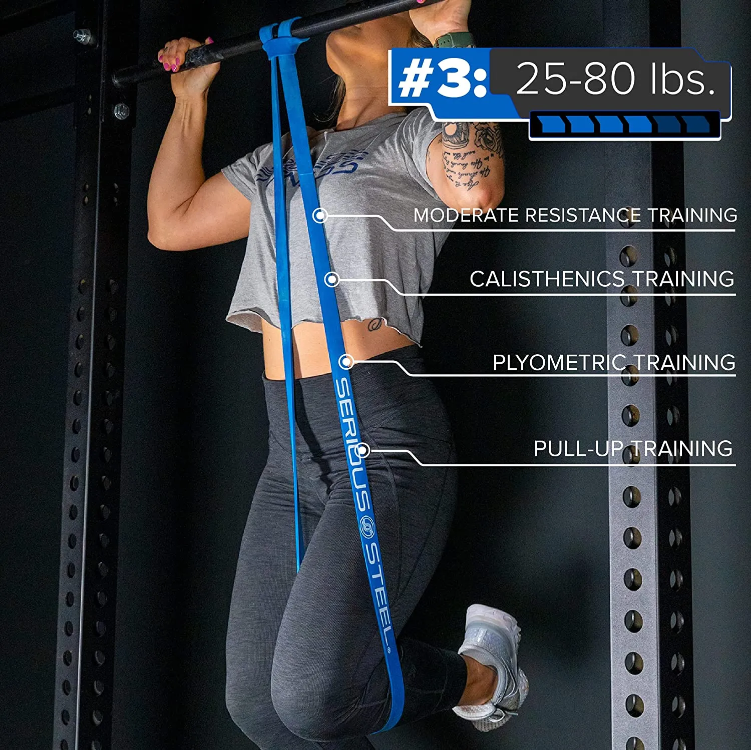41" Strong Resistance Band Set