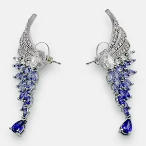 Althea Wing Earrings (Purple)