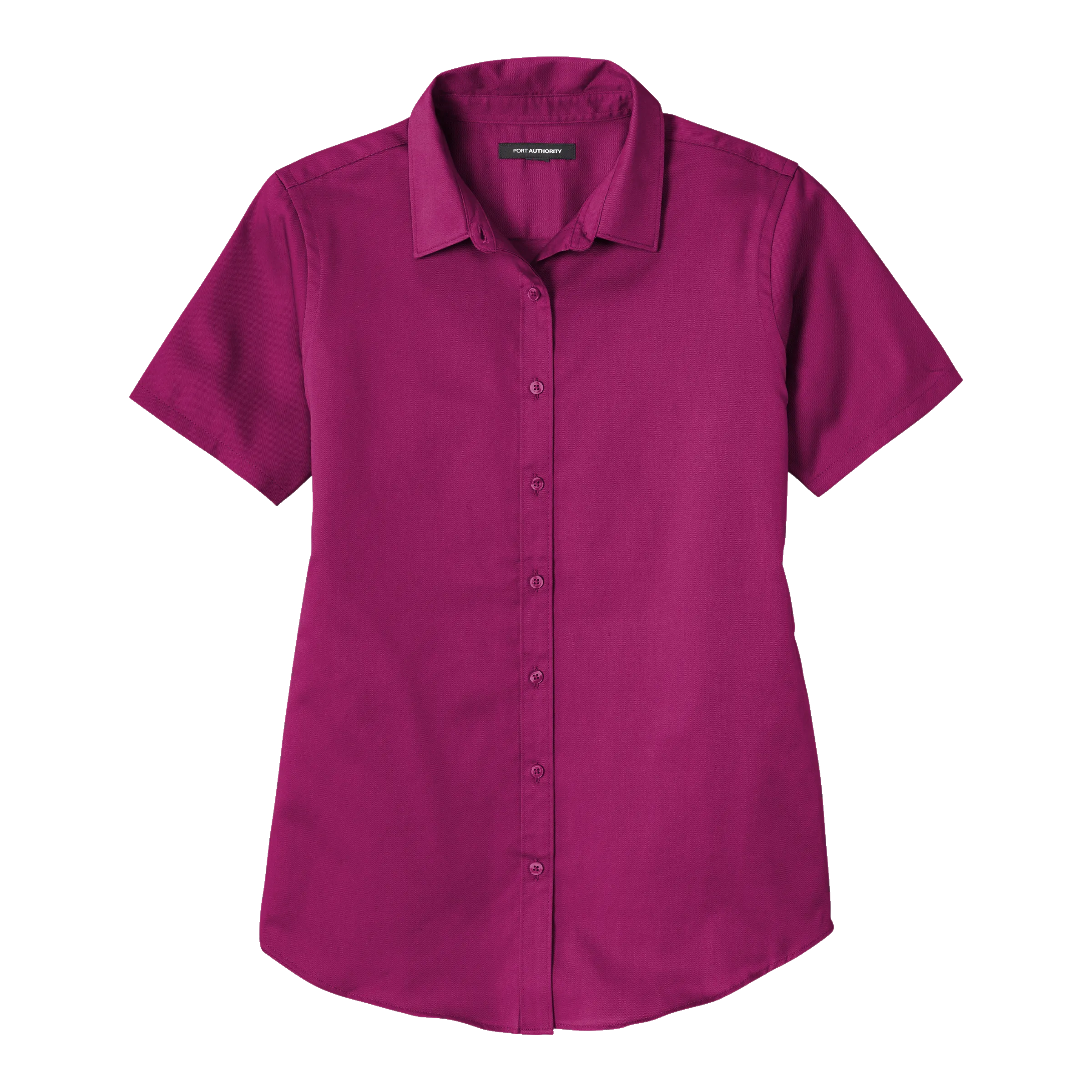 B2118W Ladies Short Sleeve SuperPro React Twill Shirt