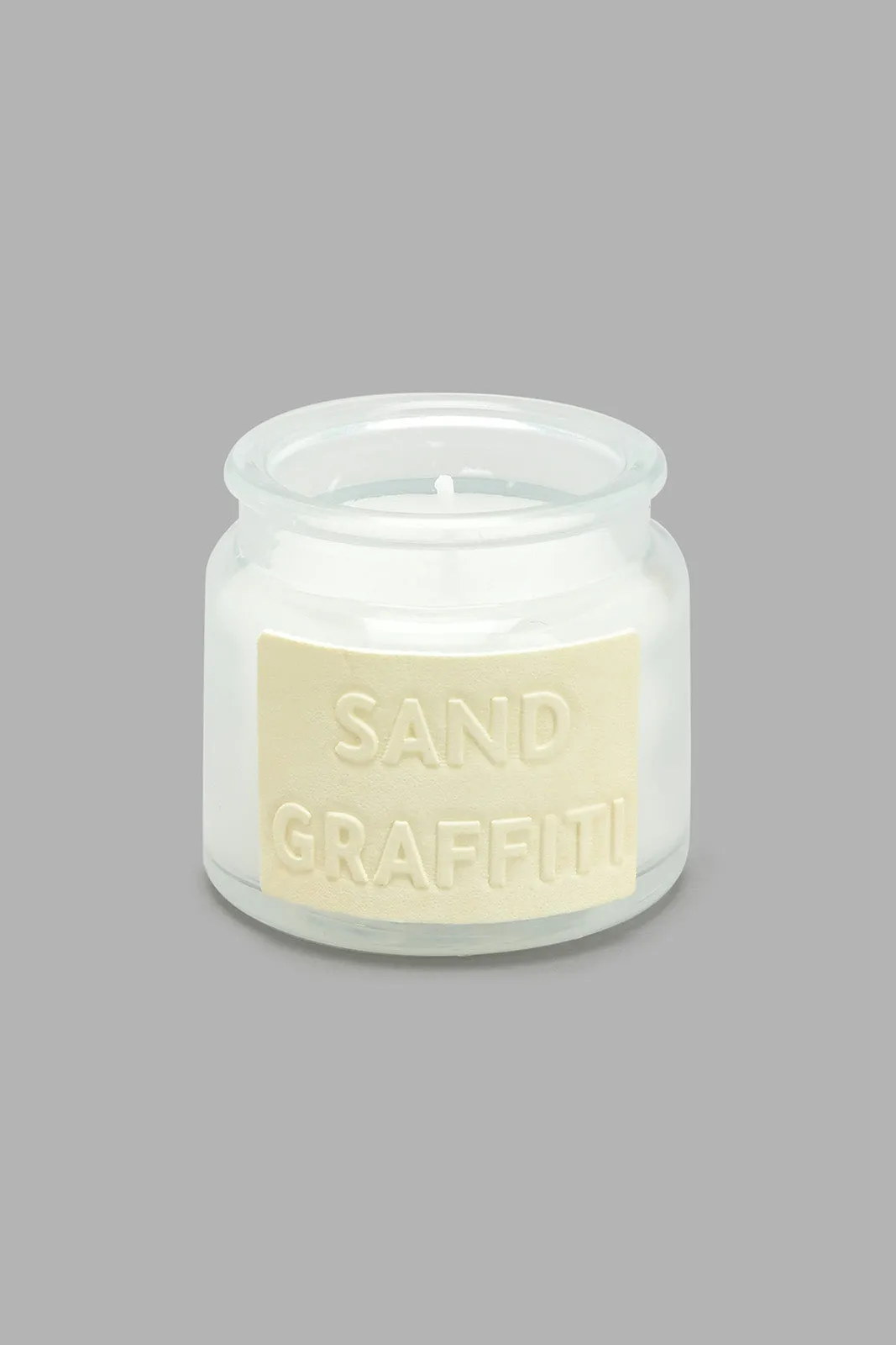 Beige Sand Graffiti Diffuser and Candle Gift Set (2 Piece)