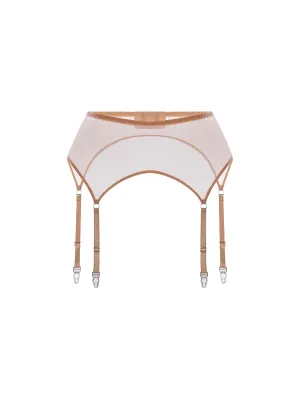 Beige Suspender Belt