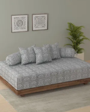 Contemporary Pure Cotton Diwan Set