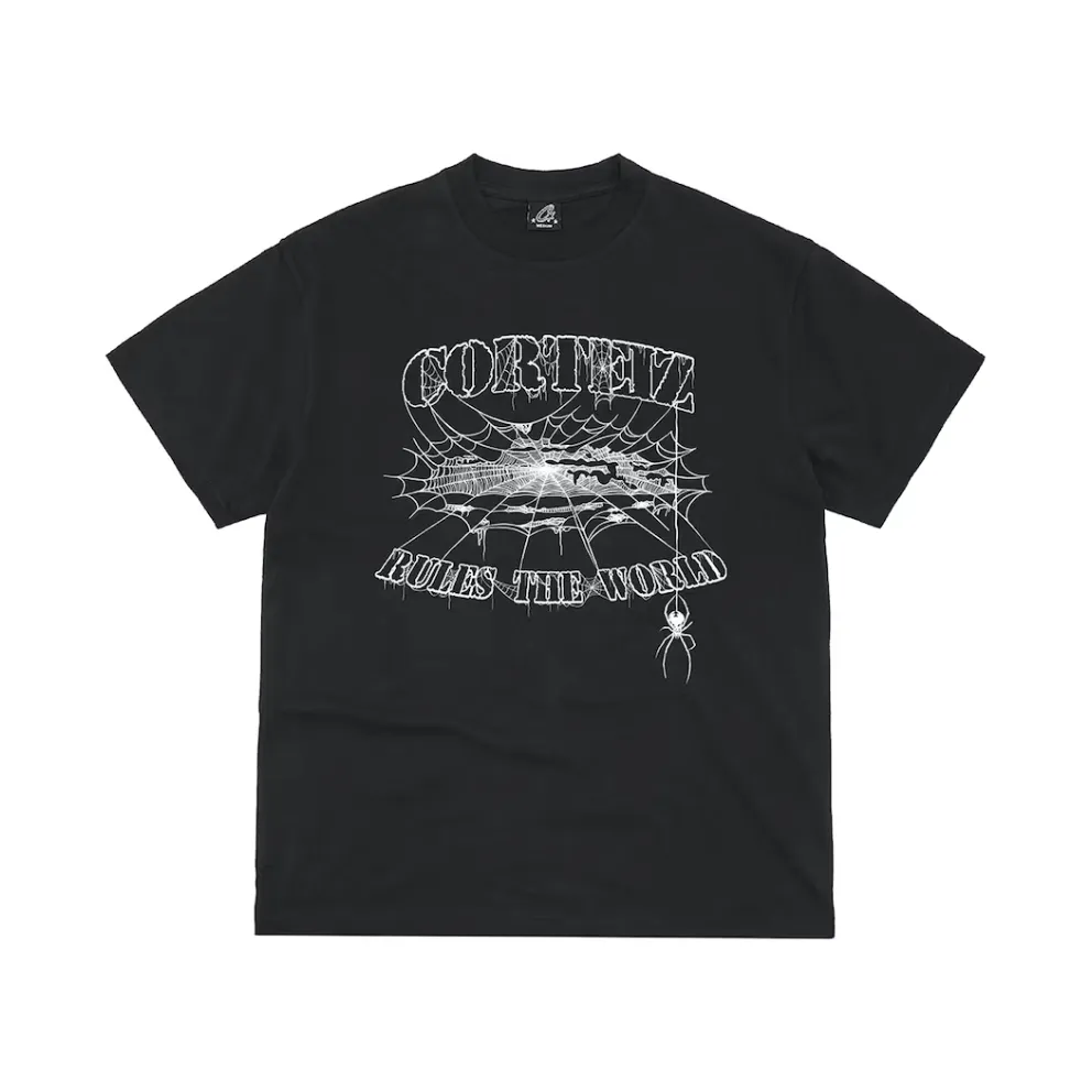 Corteiz Web Alcatraz Tee Black