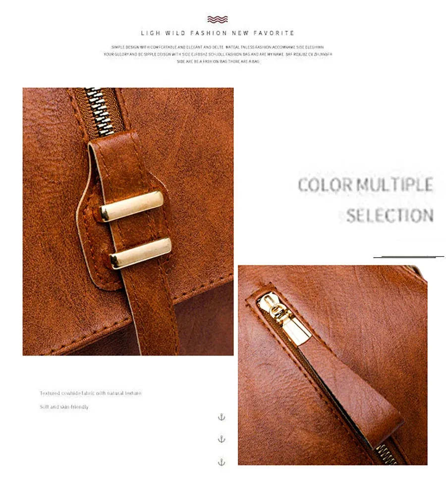 Everyday PU Leather Backpack Designed for Waterproof Convenience