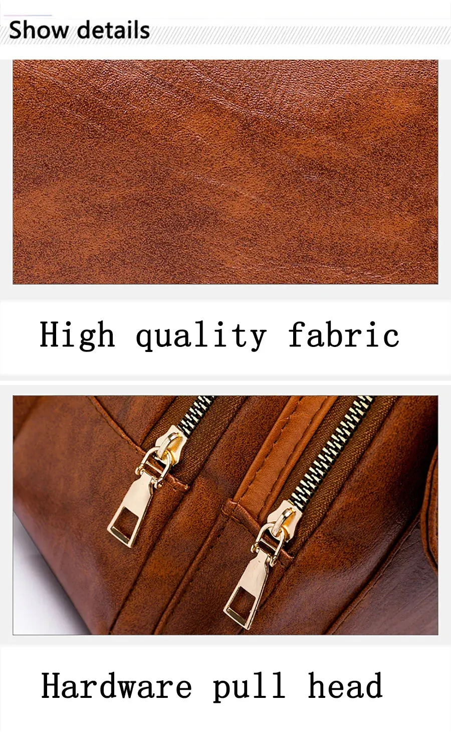 Everyday PU Leather Backpack Designed for Waterproof Convenience