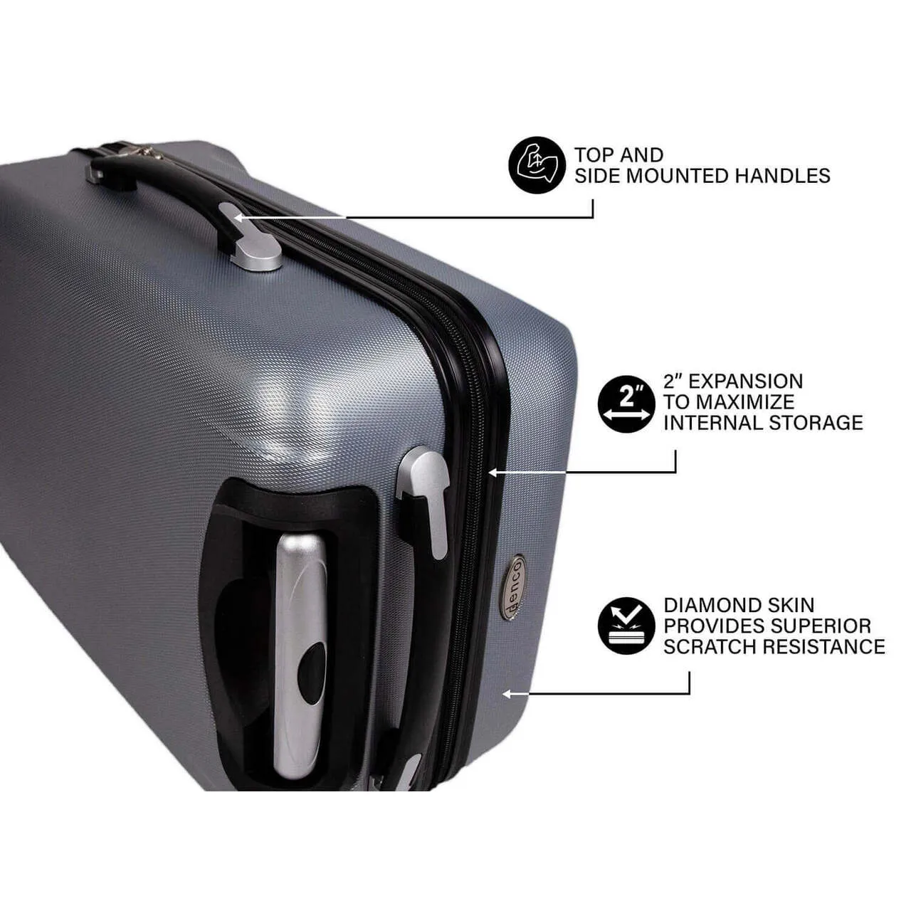 Georgia Tech Yellow Jackets 20" Hardcase Luggage Carry-on Spinner