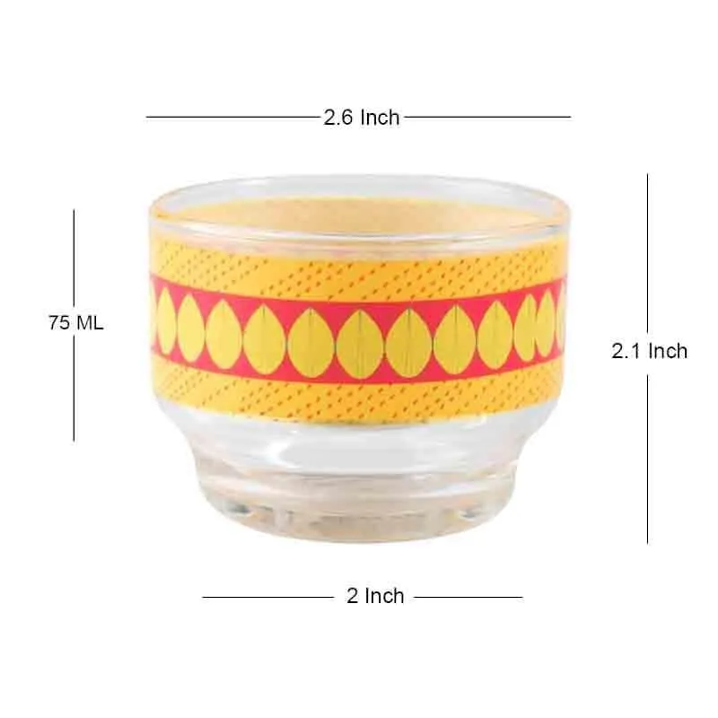 Gond Art Inspired Dip Bowls - Set Of Two