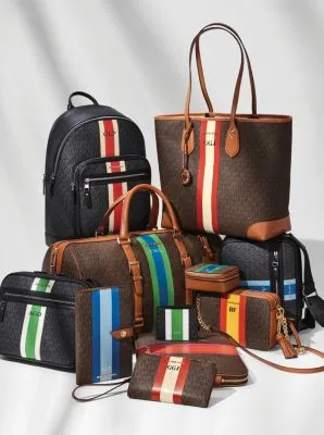 Jet Set Logo Stripe 13 Inch Laptop Case