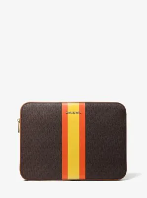 Jet Set Logo Stripe 13 Inch Laptop Case