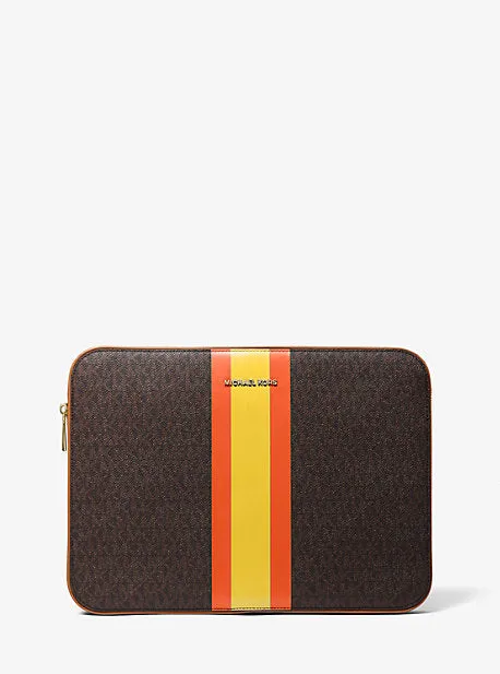 Jet Set Logo Stripe 13 Inch Laptop Case