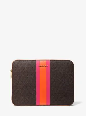 Jet Set Logo Stripe 13 Inch Laptop Case