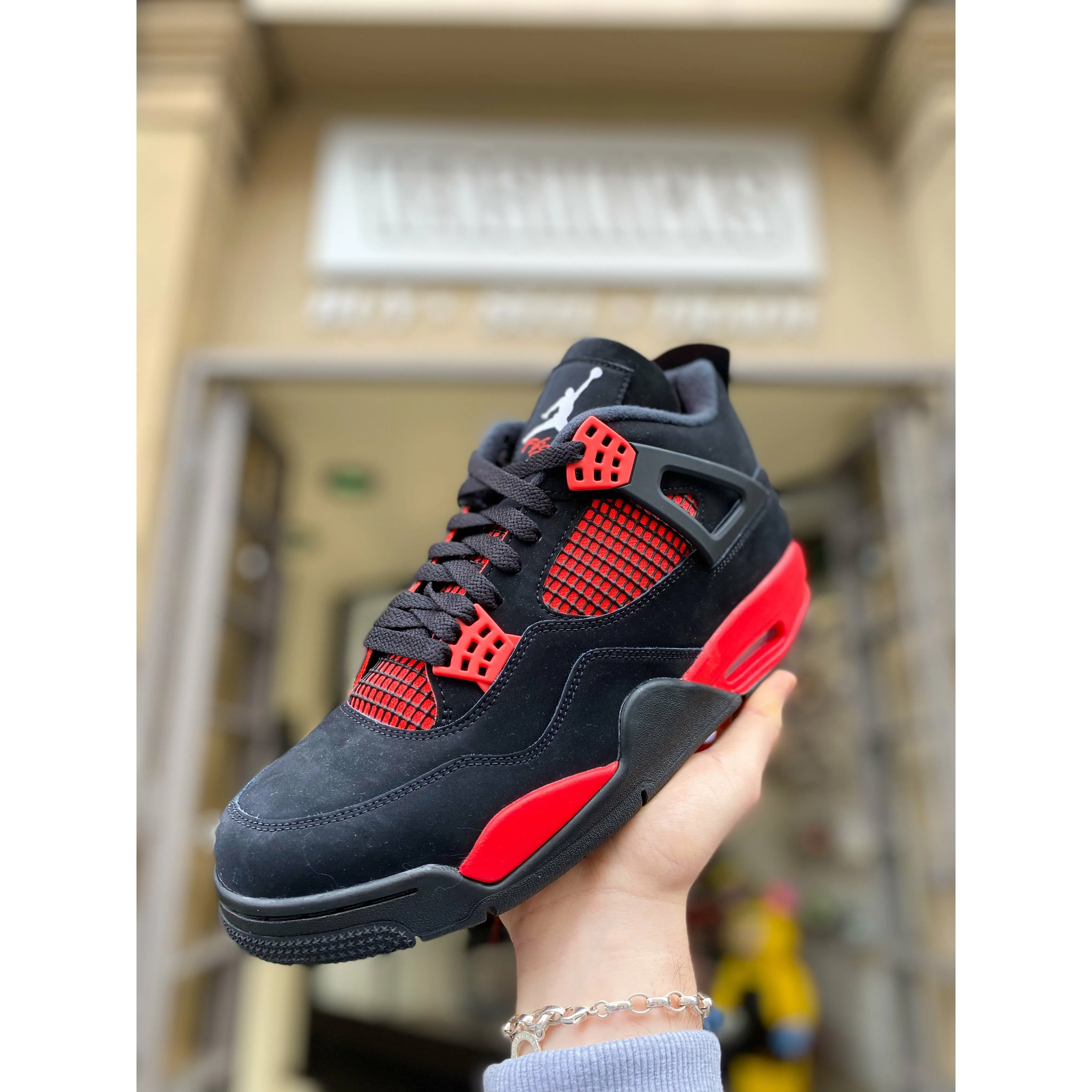 Jordan 4 Retro Red Thunder (GS)