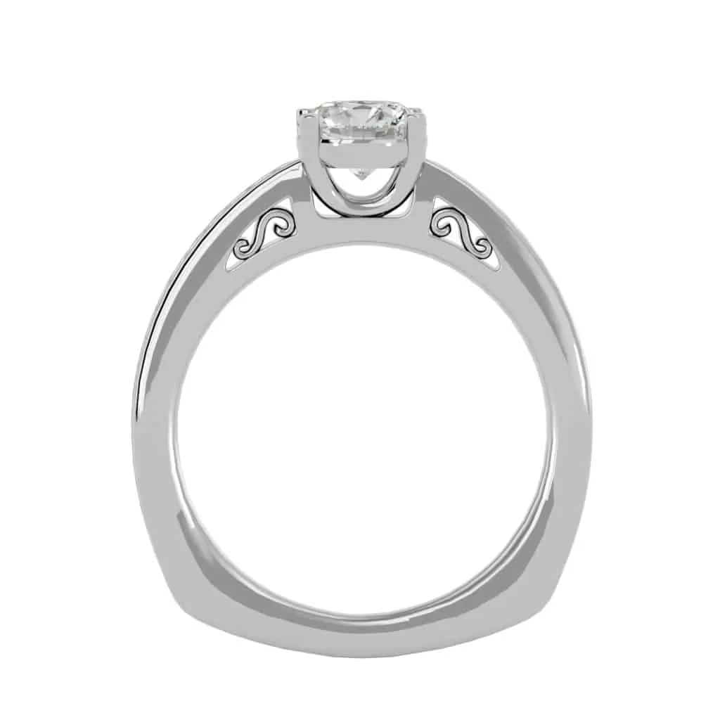 Josephine Traditional Diamond Engagement Ring Channel Setting