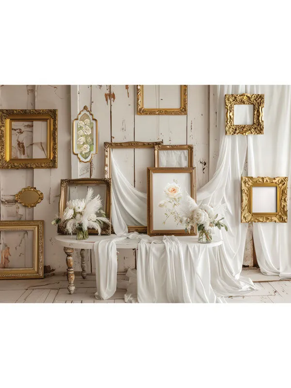 Kids Cake Smash Vintage Picture Frame Photography Backdrop