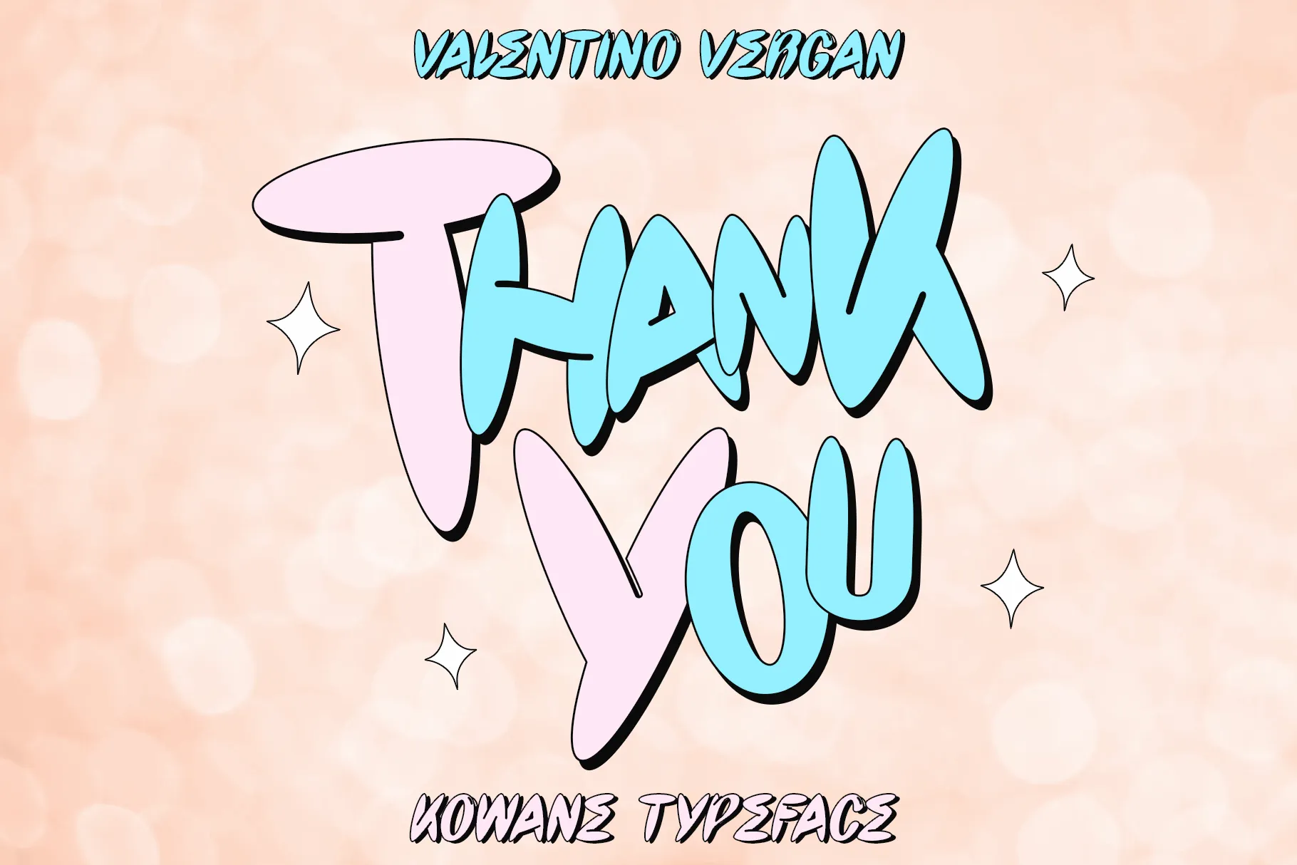 Kowane - Graffiti Bubble Font
