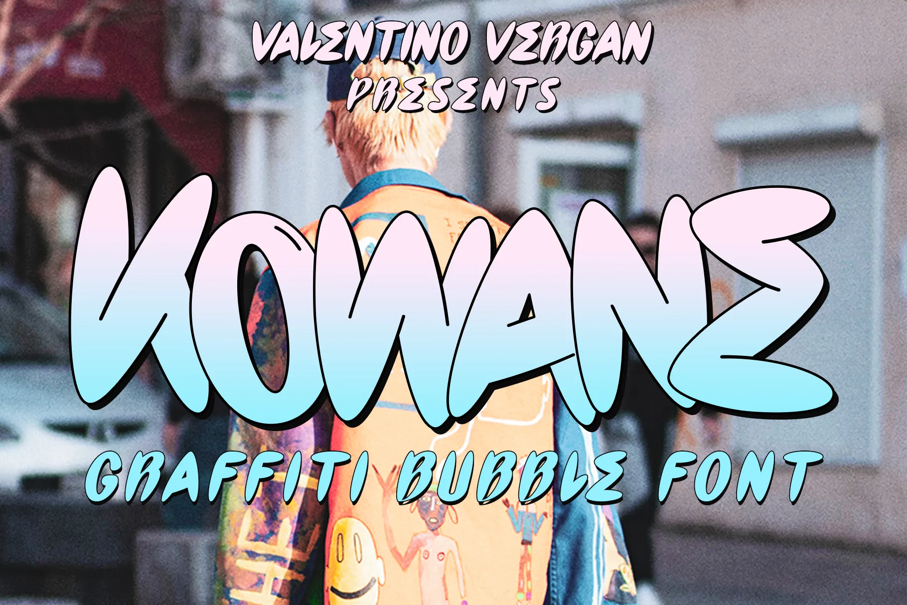 Kowane - Graffiti Bubble Font