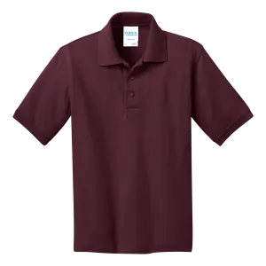 KP55Y Youth Jersey Knit Polo