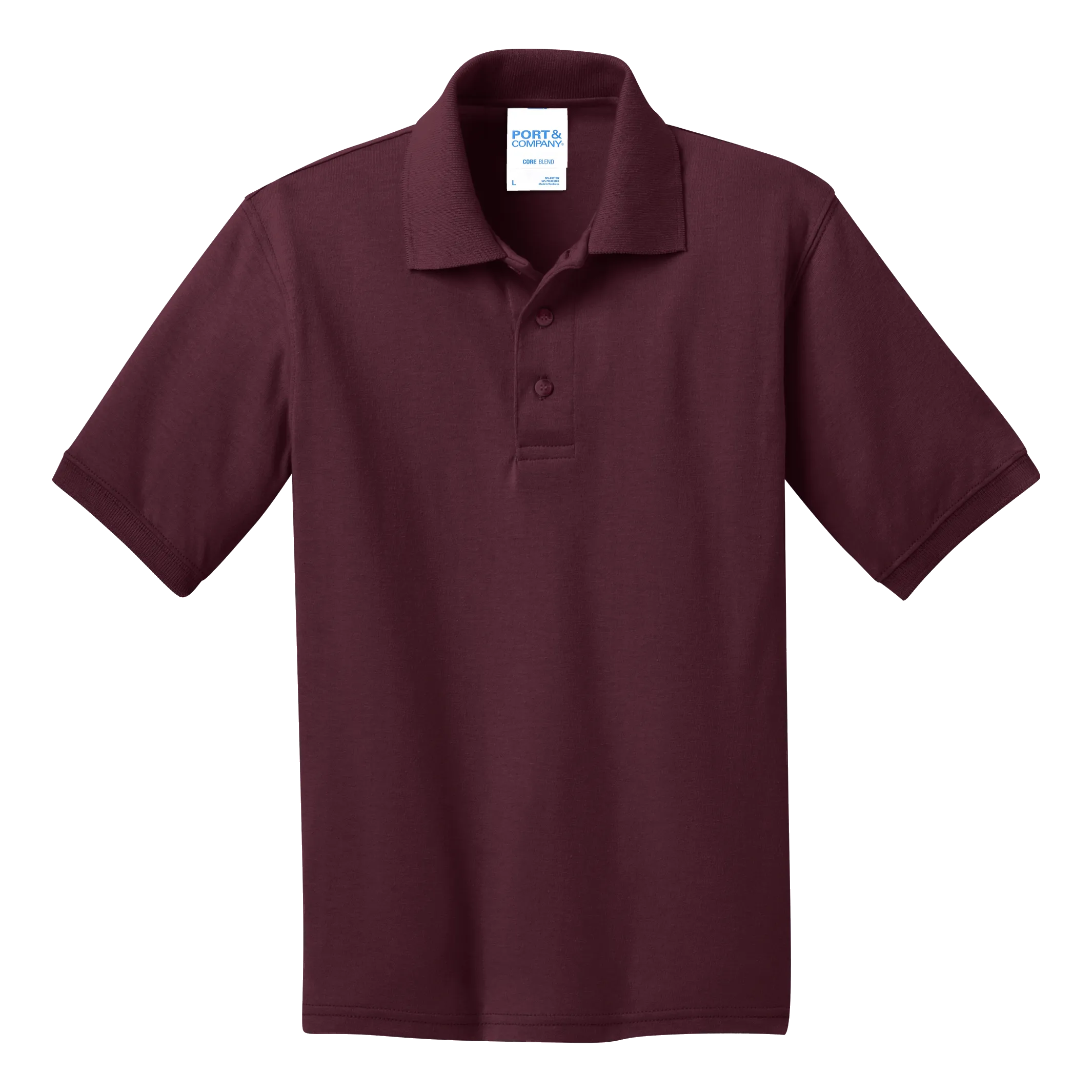 KP55Y Youth Jersey Knit Polo