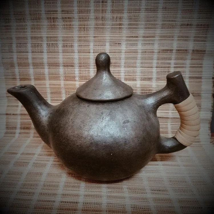 Longpi Black Pottery Small Tea Set | Mugs for Kitchen
