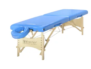 Master Massage 70cm Skyline Portable Massage & Exercise Table Essential Package, Marina Blue Color