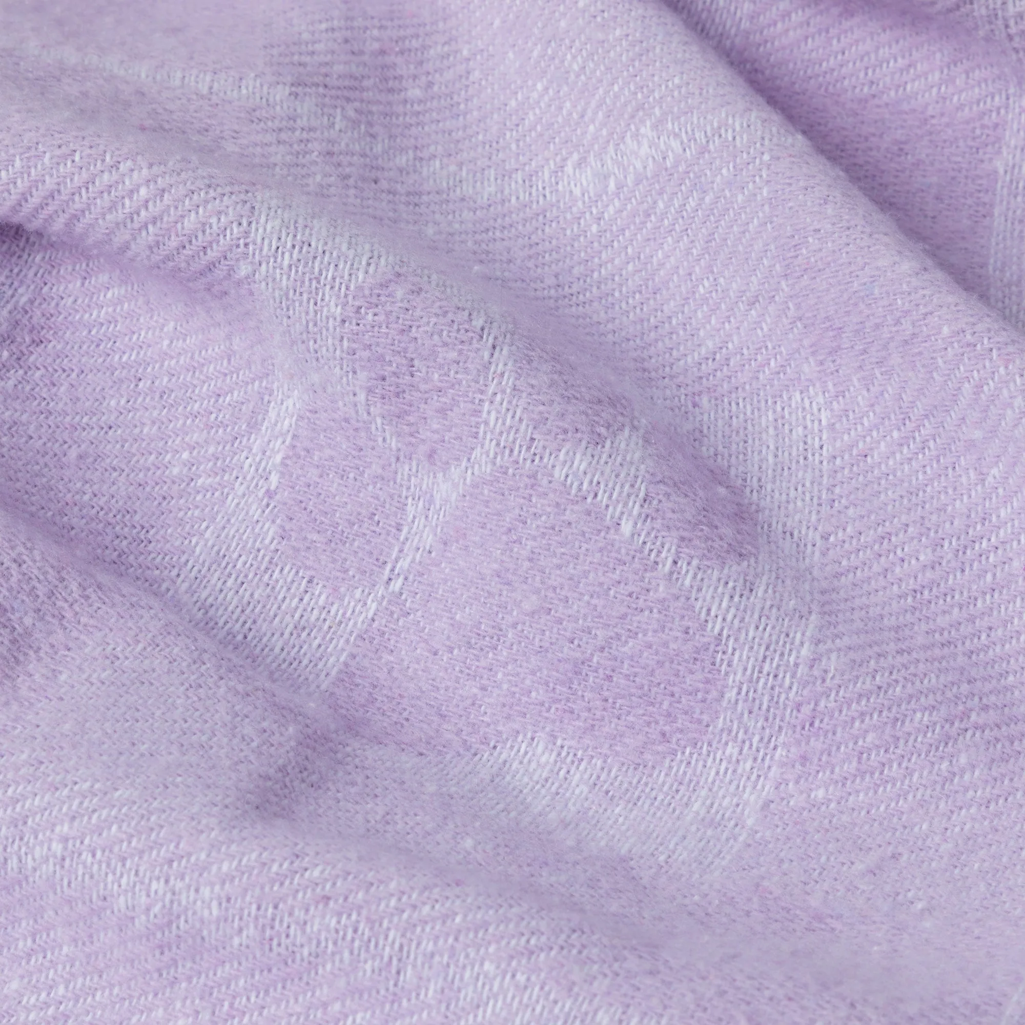 Paw Print Cotton Blend Throw Blanket with Fringe - 70” x 56”