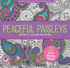 Peaceful Paisleys - Artist's Coloring Book