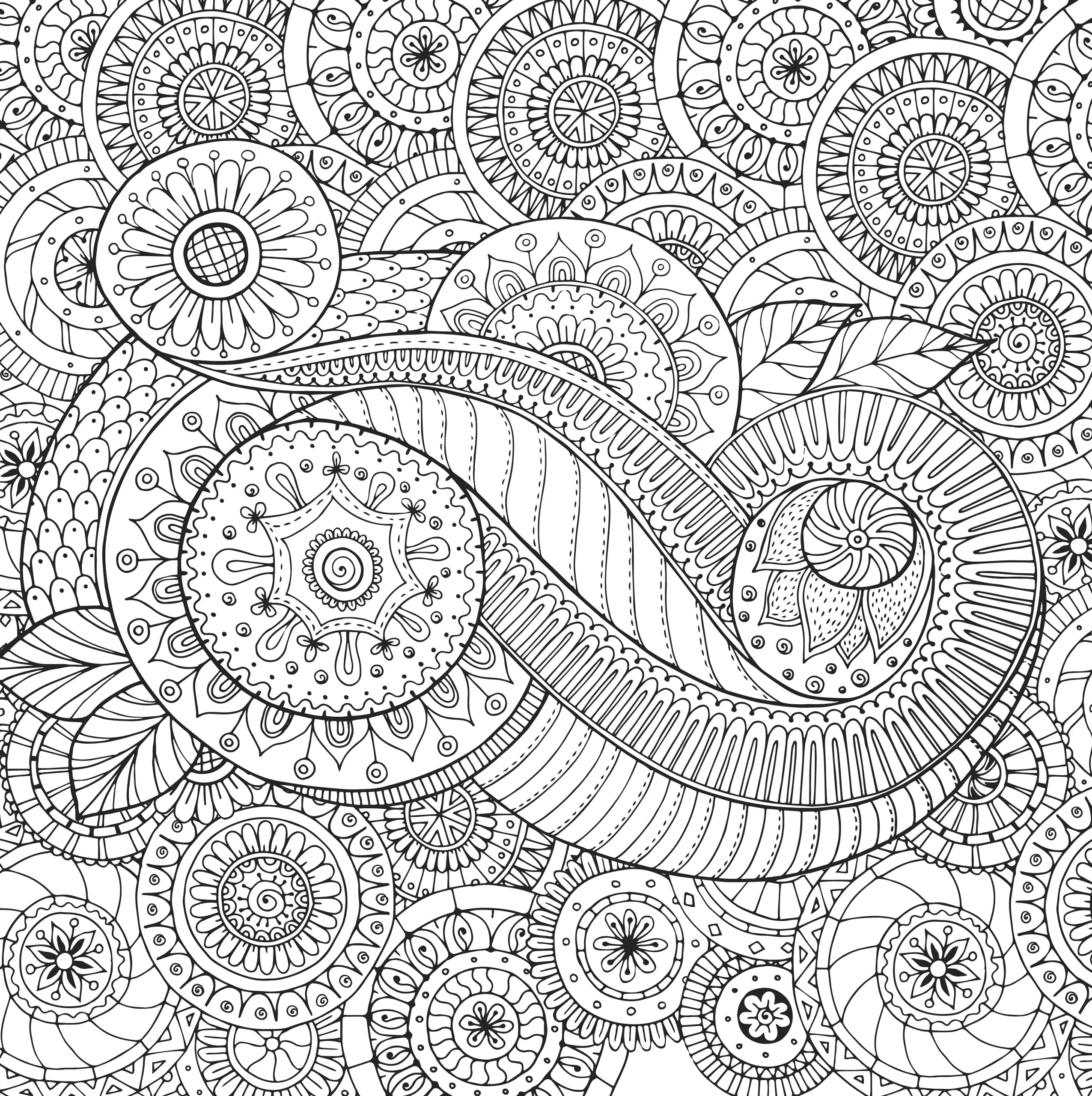 Peaceful Paisleys - Artist's Coloring Book