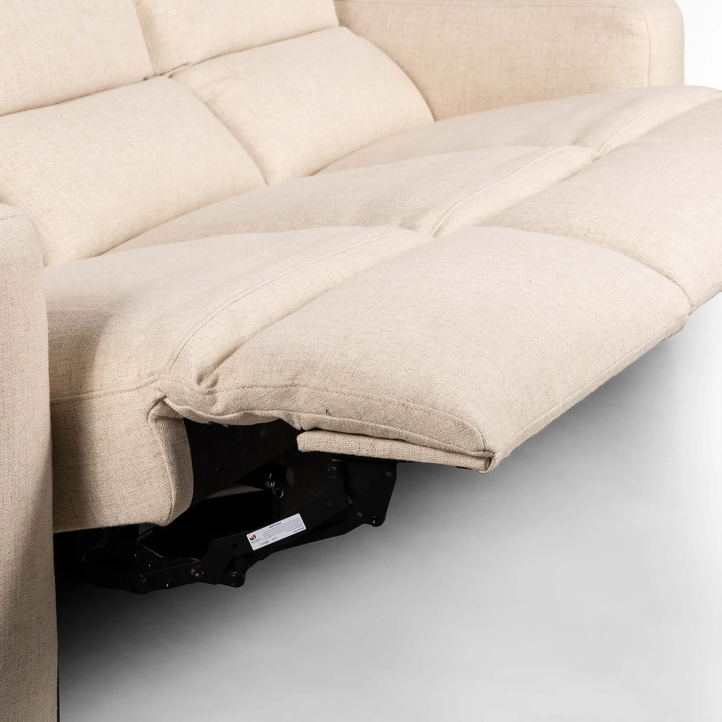 Radley 3 Piece Power Recliner Sectional, Antigo Natural