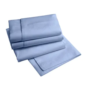 Renee Taylor 1500TC Cotton Blend Sheet Set King Indigo