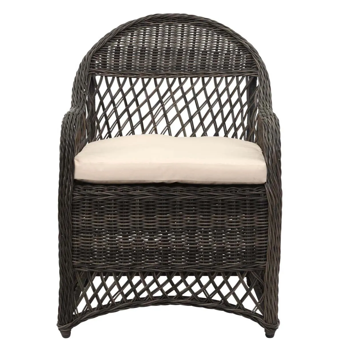 Safavieh Davies Wicker Arm Chair With Cushion , PAT2510