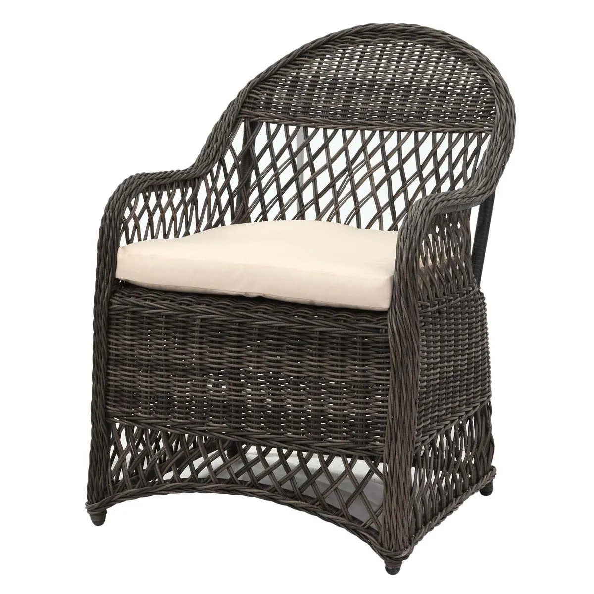 Safavieh Davies Wicker Arm Chair With Cushion , PAT2510