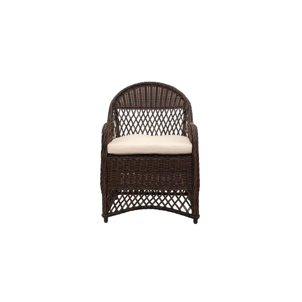 Safavieh Davies Wicker Arm Chair With Cushion , PAT2510
