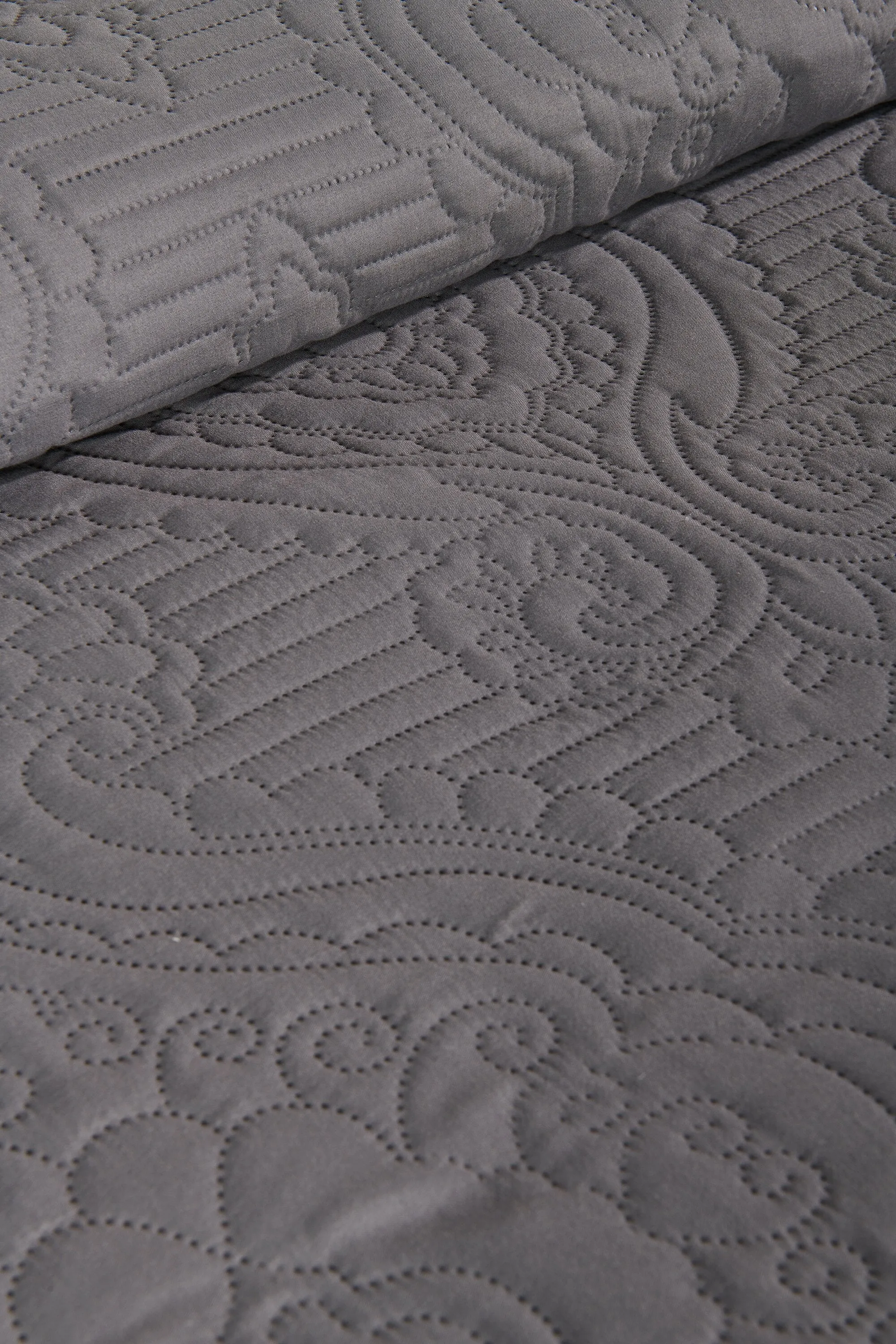 Soren 3-Piece Full/Queen Quilt Set - Grey