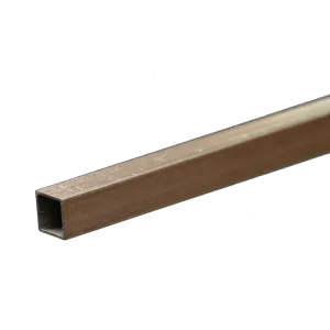 Square Aluminum Tube: 7/32" OD x 0.014" Wall x 12" Long (1 Piece)
