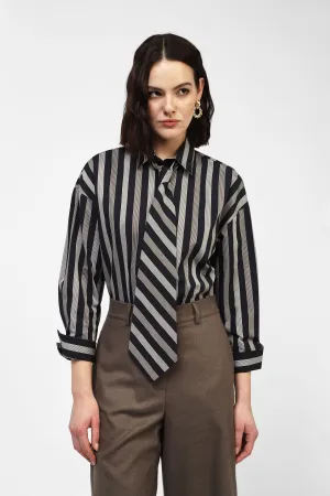 Striped Tie Shirt