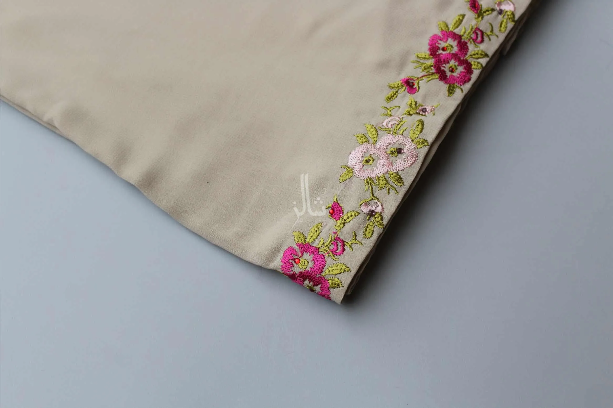 The Elegant Embroidered Elegance - Beige