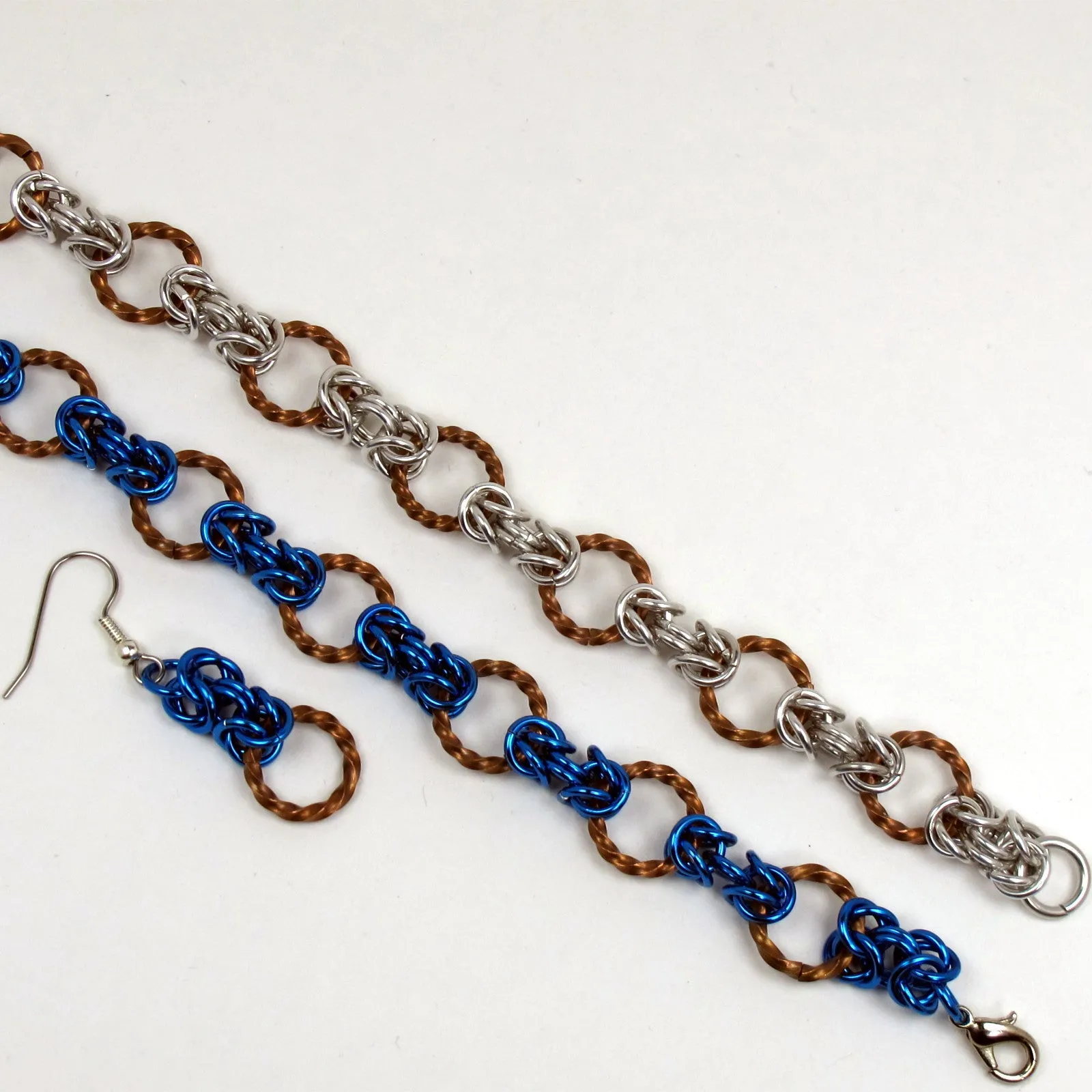 Twisted Copper Byzantine Bracelet