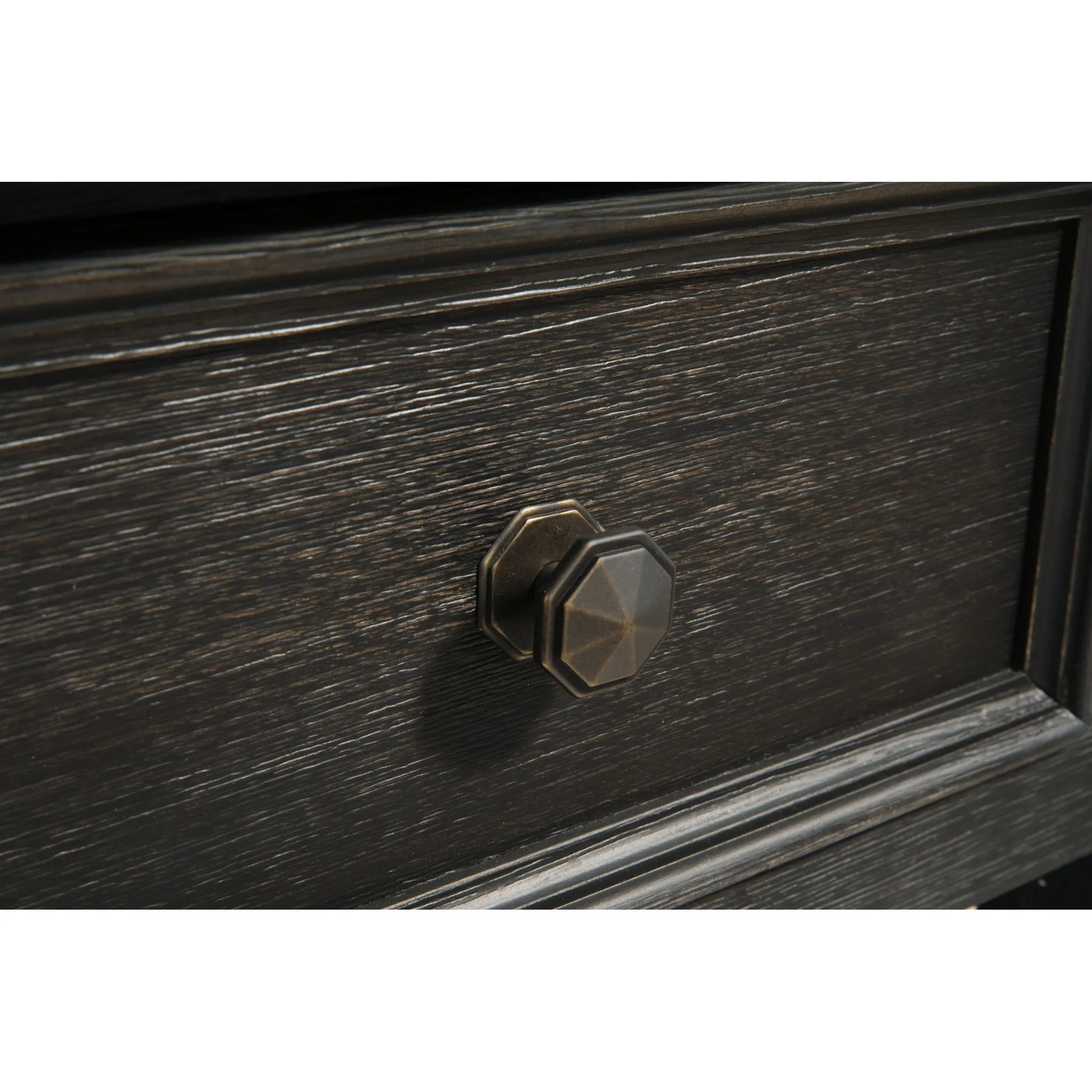 Tyler Creek End Table - Grayish Brown/Black