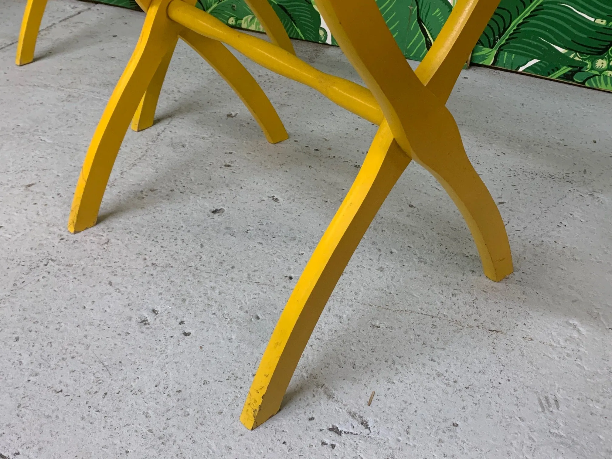 Vintage Hollywood Regency Luggage Racks, a Pair