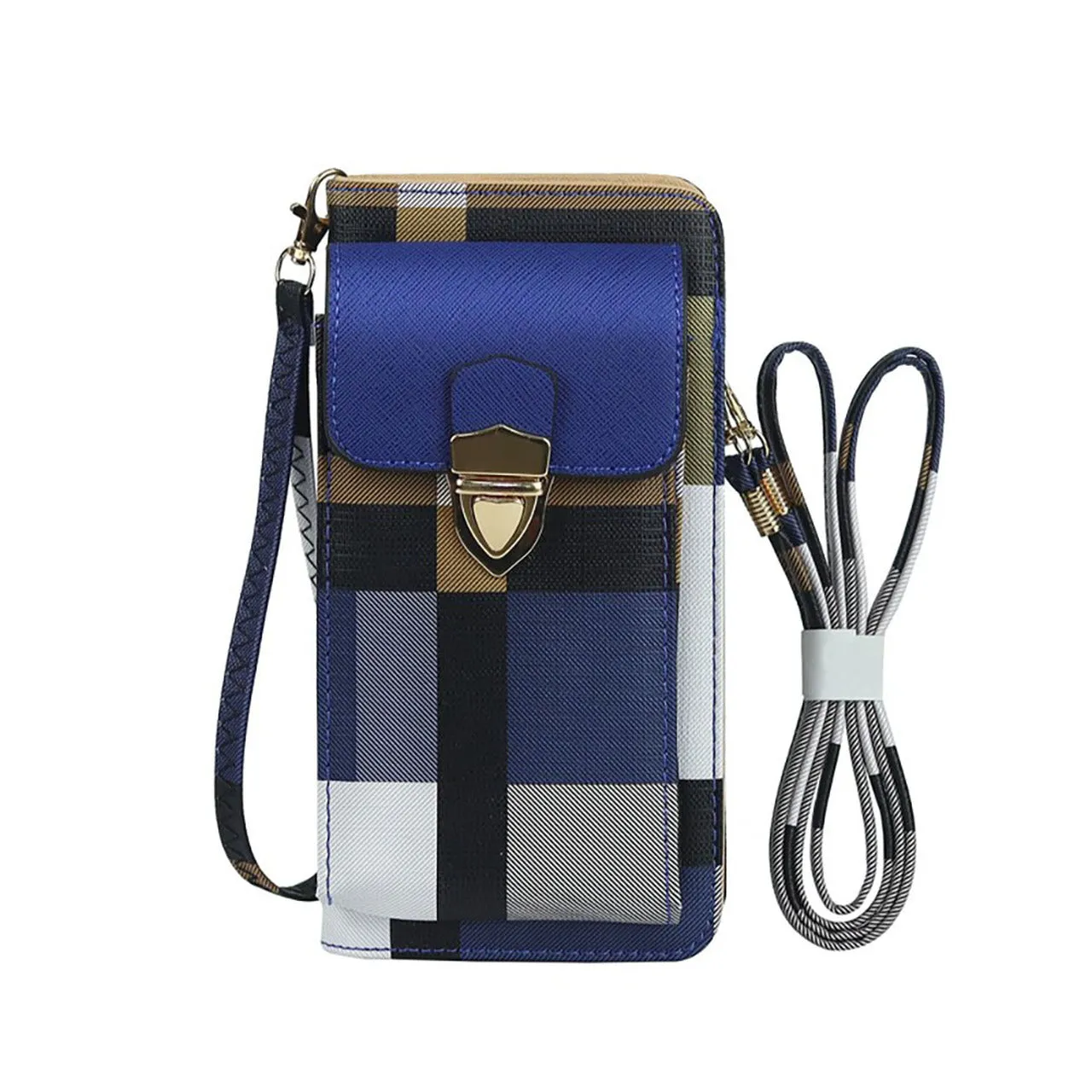 Women's Cell Phone Cross-Body Wallet Pouch