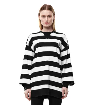 women's striped sweatshirt