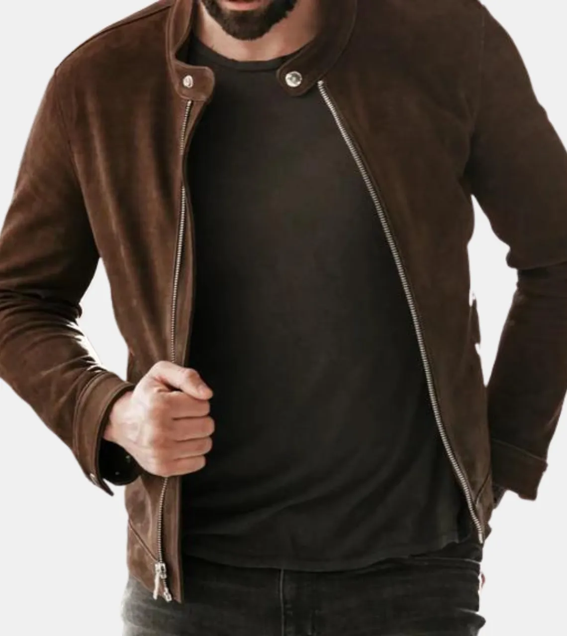 Wren Men's Brown Leather Jacket