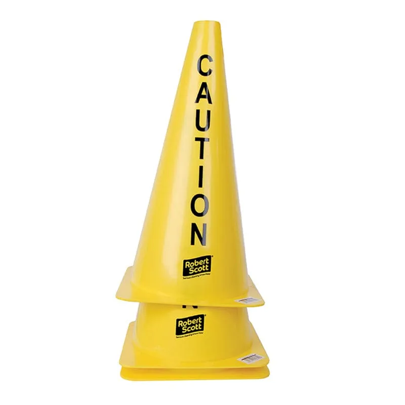 Yellow Caution Safety Cone